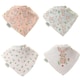 image 1 of Ziggle Bandana Dribble Bibs Bunnies Pack of 4 | Multi | One Size | 4