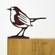 image 5 of Homescapes Steel Robin Fence Topper Brown