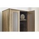 image 5 of Sleek 2 Door Rattan Oak Wardrobe
