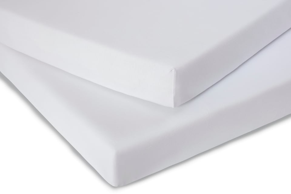 image 1 of Fitted Sheet Travel - White | White | One Size