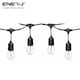 image 1 of ENER J LED Festoon String Lights 30m Outdoor Garden 30 Bulbs IP65 Waterproof Warm White