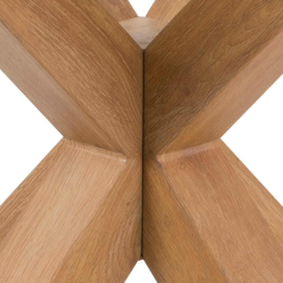 image 1 of Heaven Round Dining Table with Glass Top 119x75.5cm