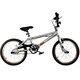 image 1 of XN Area 44 20" Freestyle BMX Bike w/ 360 Gyro - Metallic Grey/Orange