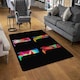 image 2 of Geometric Boots (Rug) Black | XL: 160x230cm