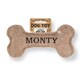 image 1 of History & Heraldry Pre-Personalised Squeaky Bone Dog Toy - Monty