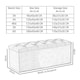 image 4 of 137cm Luna Chesterfield Ottoman Storage Box - Emerald Green Plush Velvet Upholstered Blanket Box
