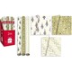 image 1 of Pack of 3 2M Luxury Gold Foil Christmas Gift Wrapping Paper
