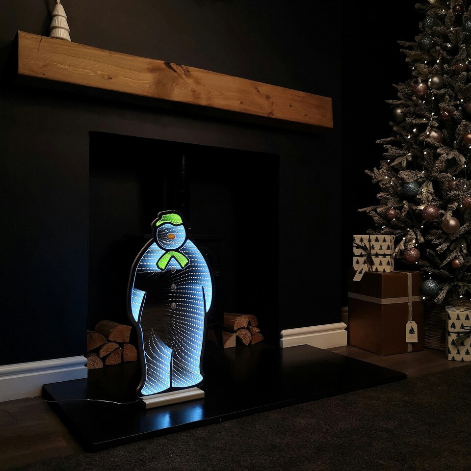image 1 of 60cm LED Infinity Light The Snowman Movie