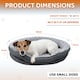 image 2 of Luxury Washable Pet Bed Soft Cushion for Dogs & Cats, Warm Basket in S, M, L Sizes