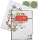 image 1 of Classic Seasonal Foliage Design Boxed Christmas Card for Wife
