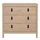 image 2 of Barcelona Chest 3 Drawers in Jackson Hickory Oak