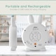 image 7 of Alecto BC-100 Bunny Sleep Trainer for Kids, Day & Night Clock, Blue Moon & Orange Sun Display, Rechargeable, Night Light, Alarm Function