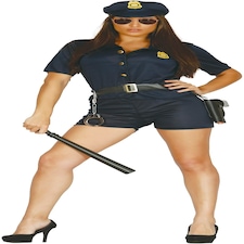 Fancy Dress Adult Police - S