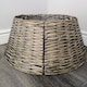 image 9 of 40/58cm Samuel Alexander KD Willow Christmas Tree Skirt Wicker Rattan- Medium Natural