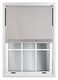 image 3 of FURNISHED Thermal Blackout Roller Blinds with Glitter Edge - (W)55cm x (L)210cm | Grey | Grey | (W) 55cm x (L) 210cm