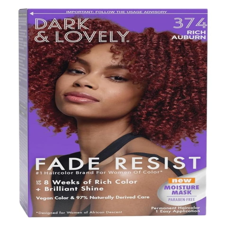 Dark & Lovely Rich Conditioning Hair Color 374 - Rich Auburn Red | Rich Auburn | One Size