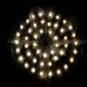image 9 of 90cm USB Powered LED White Fur Fabric Christmas Tree Skirt