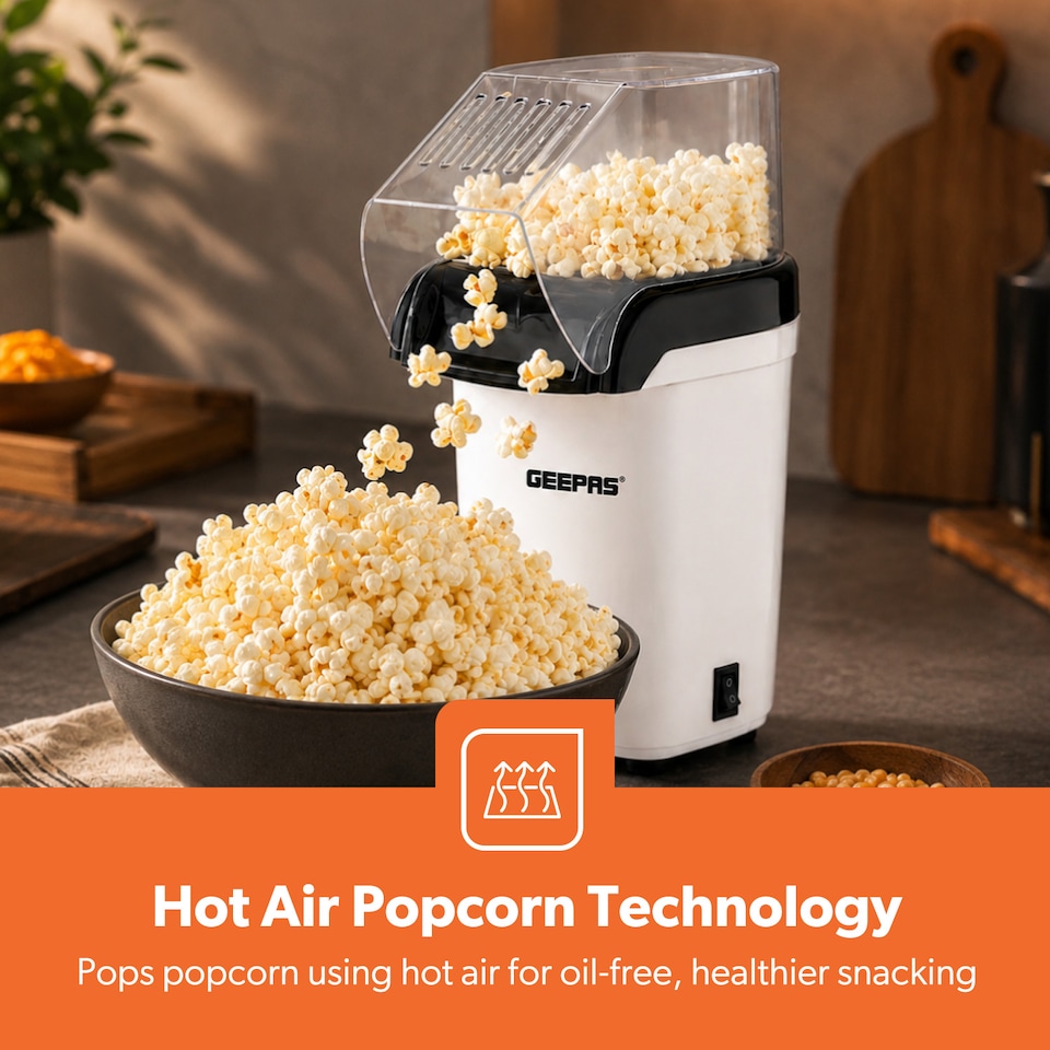 image 1 of GEEPAS 1200W Electric Popcorn Maker