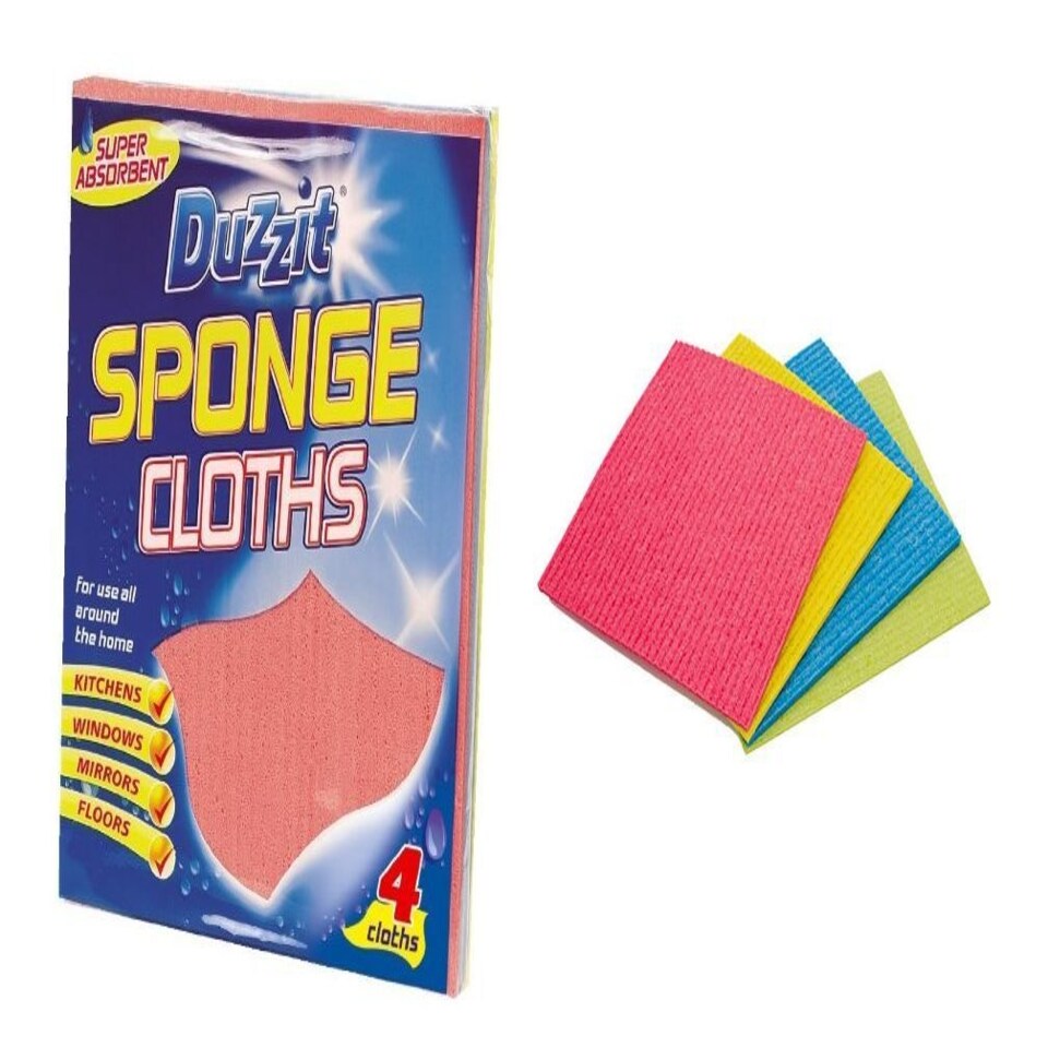 image 1 of Pack of 4 Sponge Cloths