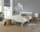 image 5 of Atlantic Bed Frame in White, size Double