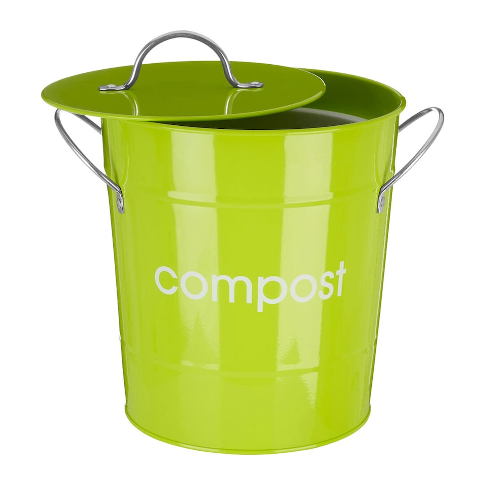 image 1 of Lime Green Compost Bin