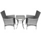 image 5 of Jardí Rattan Bistro Set Light Grey