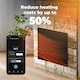 image 1 of AENO Premium Smart Quadro Wall Heater Black