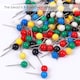 image 4 of Tub of 300 Assorted Colour Map Pins 5mm
