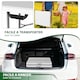 image 4 of 6ft Folding Table heavy duty Outdoor and Indoor use Garden Camping Event Table  White | White | White