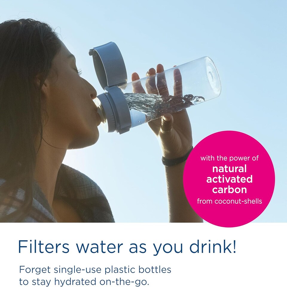image 1 of BRITA Water Filter Bottle Light Green (600ml) incl. 2x MicroDisc Filters