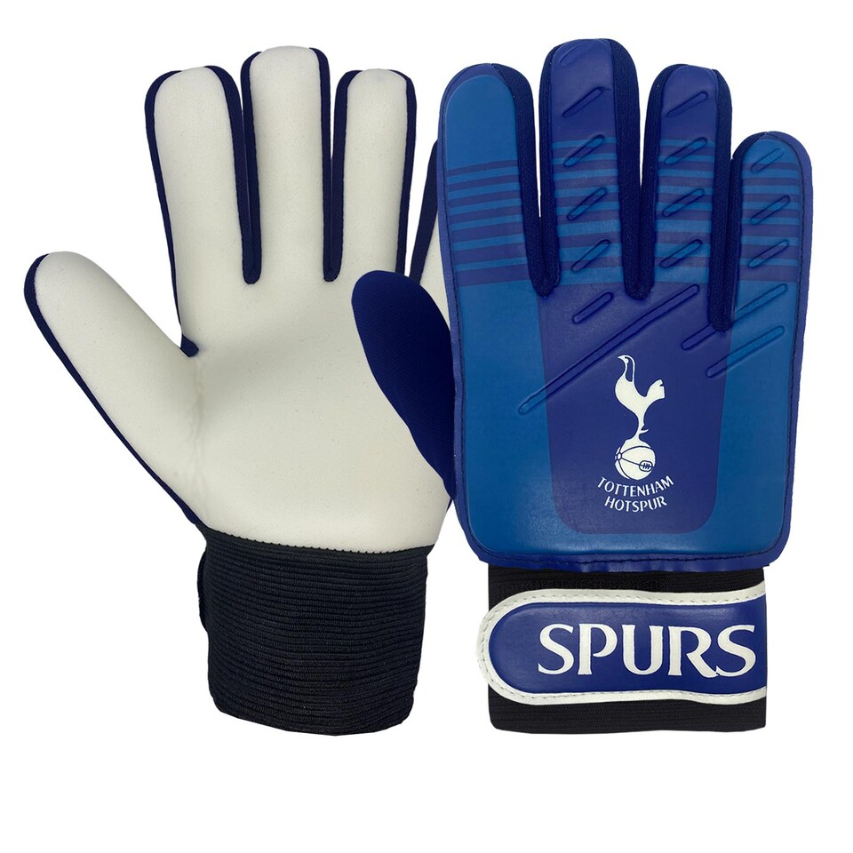 image 1 of Tottenham Hotspur FC Childrens/Kids Goalkeeper Gloves | Blue | Navy Blue | 1