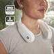 image 2 of GEEPAS Portable Neck Fan 1500mAh - White
