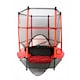 image 2 of 55" Kids Trampoline with Safety Net and Red Cover Garden Outdoor