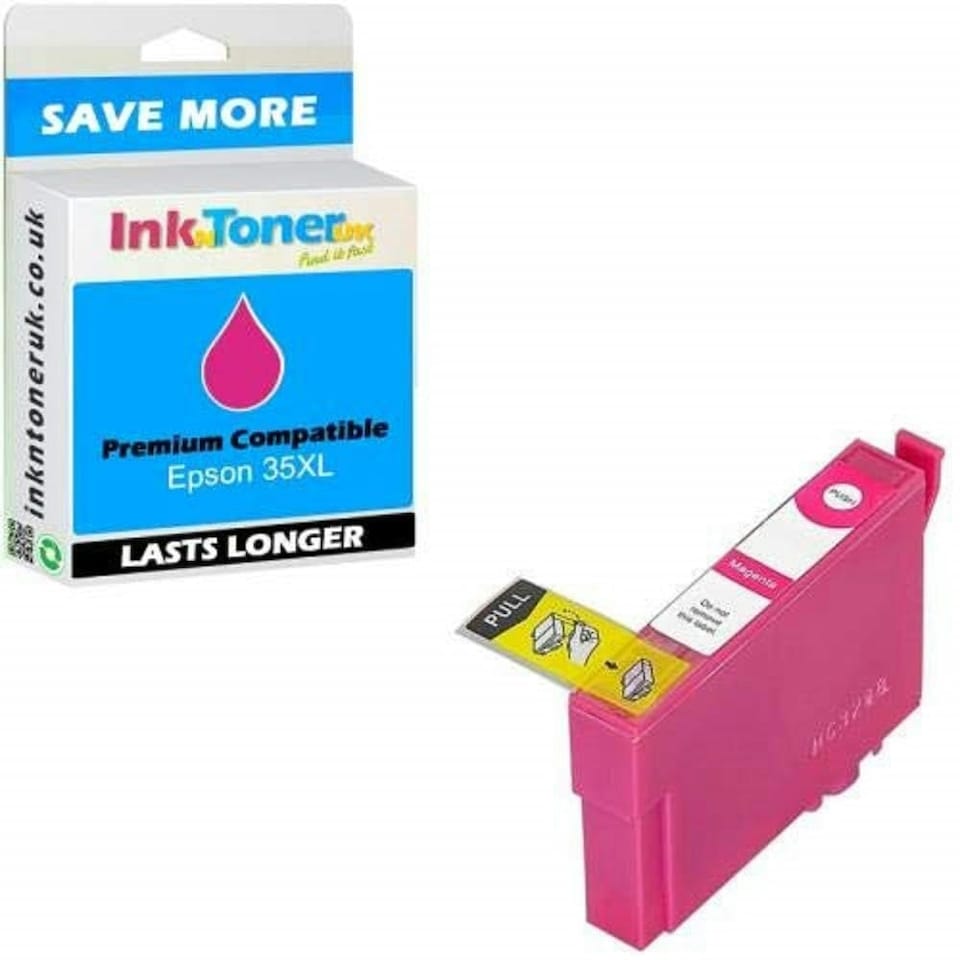 image 1 of Epson 35XL Magenta Padlock High Yield Genuine Ink, Claria Photo HD Ink Cartridge