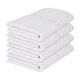 image 1 of Nicola Spring Cotton Bath Towels - 135cm x 70cm - White - Pack of 4