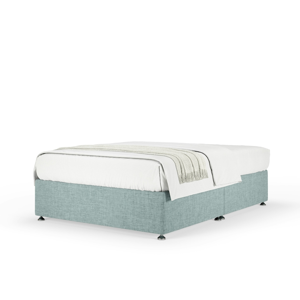 image 1 of Ortho Classic Orthopaedic Duckegg Linen Divan Set Double