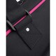 image 3 of Bagbase Piped Messenger Bag - Black/Fuchsia - One Size | Black