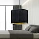 image 5 of Sundance - Black Velvet Pleated 25cm Lamp Shade with Gold Inner Black | Gold