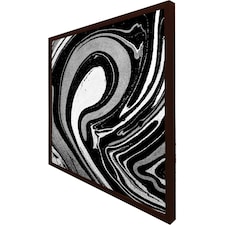 Black marbled paint (Picutre Frame) Brown | XL