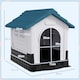 image 7 of PawHut Dog Kennel for Outside, for M and L Dogs, 101 x 88 x 99cm, Blue