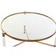 image 6 of Centre Table DKD Home Decor Glamour Transparent Golden Acrylic Metal 87 x 87 x 50 cm N/A