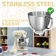 image 3 of SPARES2GO Bowl for KITCHENAID Mixer 4.8L K5THSBP Stainless Steel Tilt-Head K45SS KSM1 KSM9