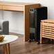 image 2 of Pro Breeze OmniWarm 2500W Oil Filled 11 Fins Eco Radiator Heater With Digital Display - Black