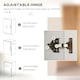 image 9 of HOMCOM Modern Kitchen Cupboard Storage Cabinet with 4 Shelves, White