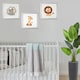image 2 of Trimits 3Pk Cross Stitch Bundle - Giraffe, Elephant, Lion, 13x13cm Beginner Kits, Complete with Threads & Instructions