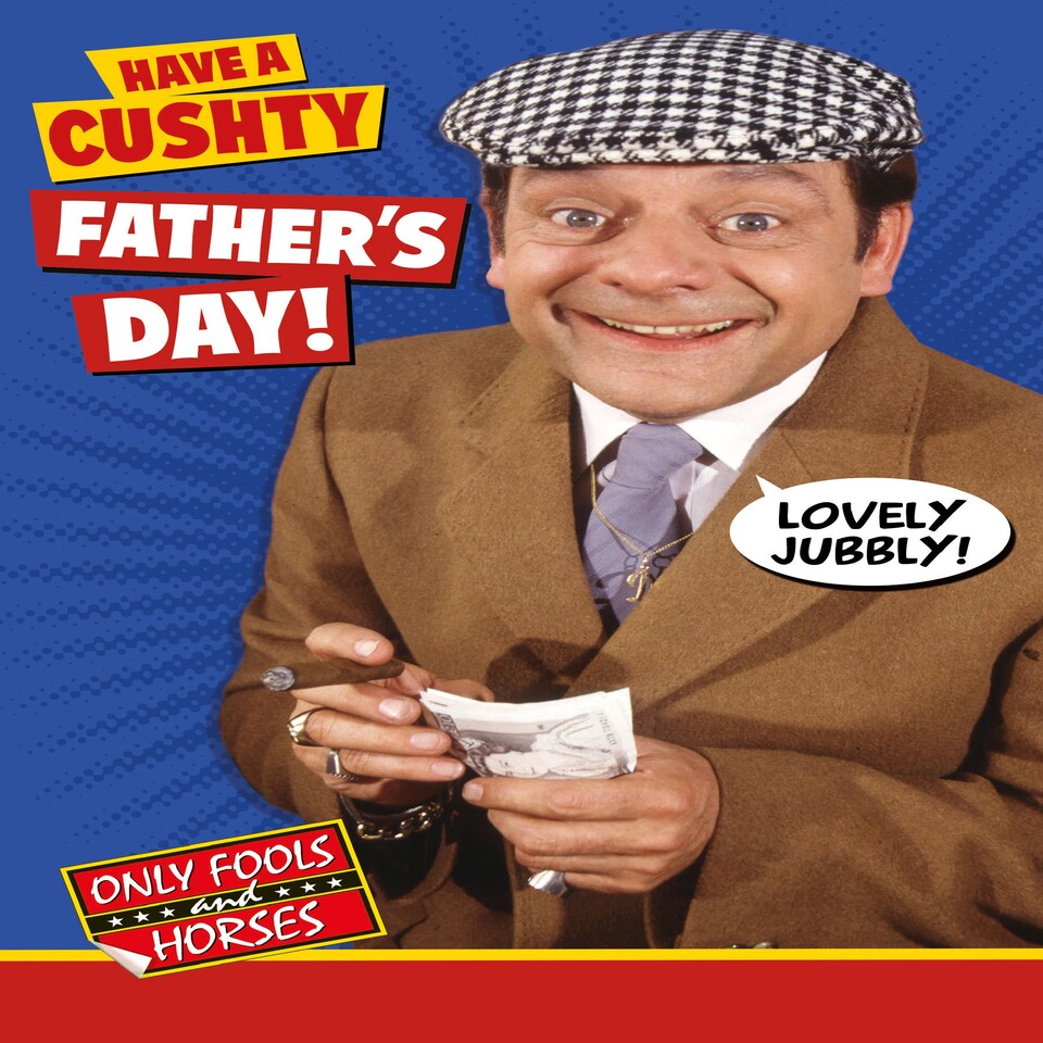 image 1 of Only Fools and Horses 'Cushty' Father's Day Card
