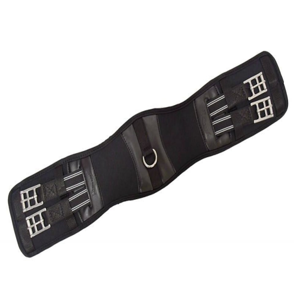 image 1 of Rhinegold Shaped Memory Foam Dressage Girth Black | Size: 30 Inch
Colour: Black