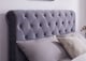 image 4 of 5ft King Size Grey fabric upholstered scroll,buttoned,chesterfield,gas lift up ottoman sleigh bed frame