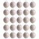 image 1 of Silver Round Bubble Balloon Weights - Pack of 25 Silver
