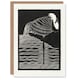 image 1 of Samuel J De Mesquita Art Card Stylised White Necked Crane